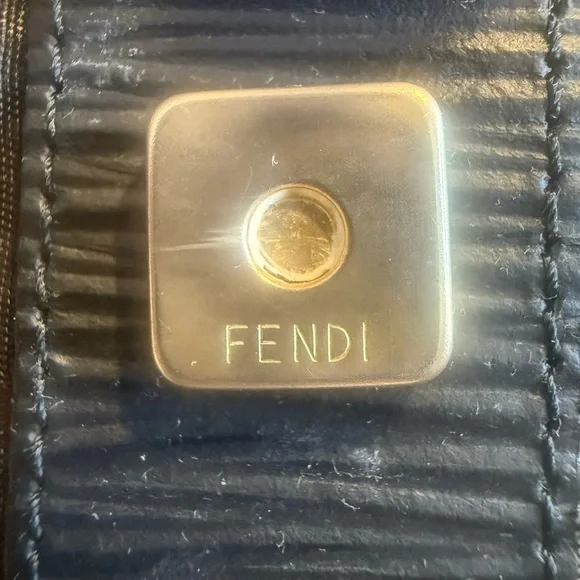 FENDI FF ZUCCA NYLON LEATHER MONOGRAM TRAVEL BAG TOTE PURSE UNISEX - Picture 14 of 16